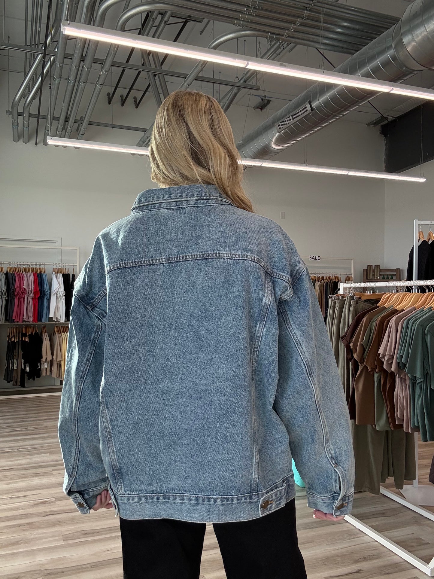 Boxy Cut Denim Jacket