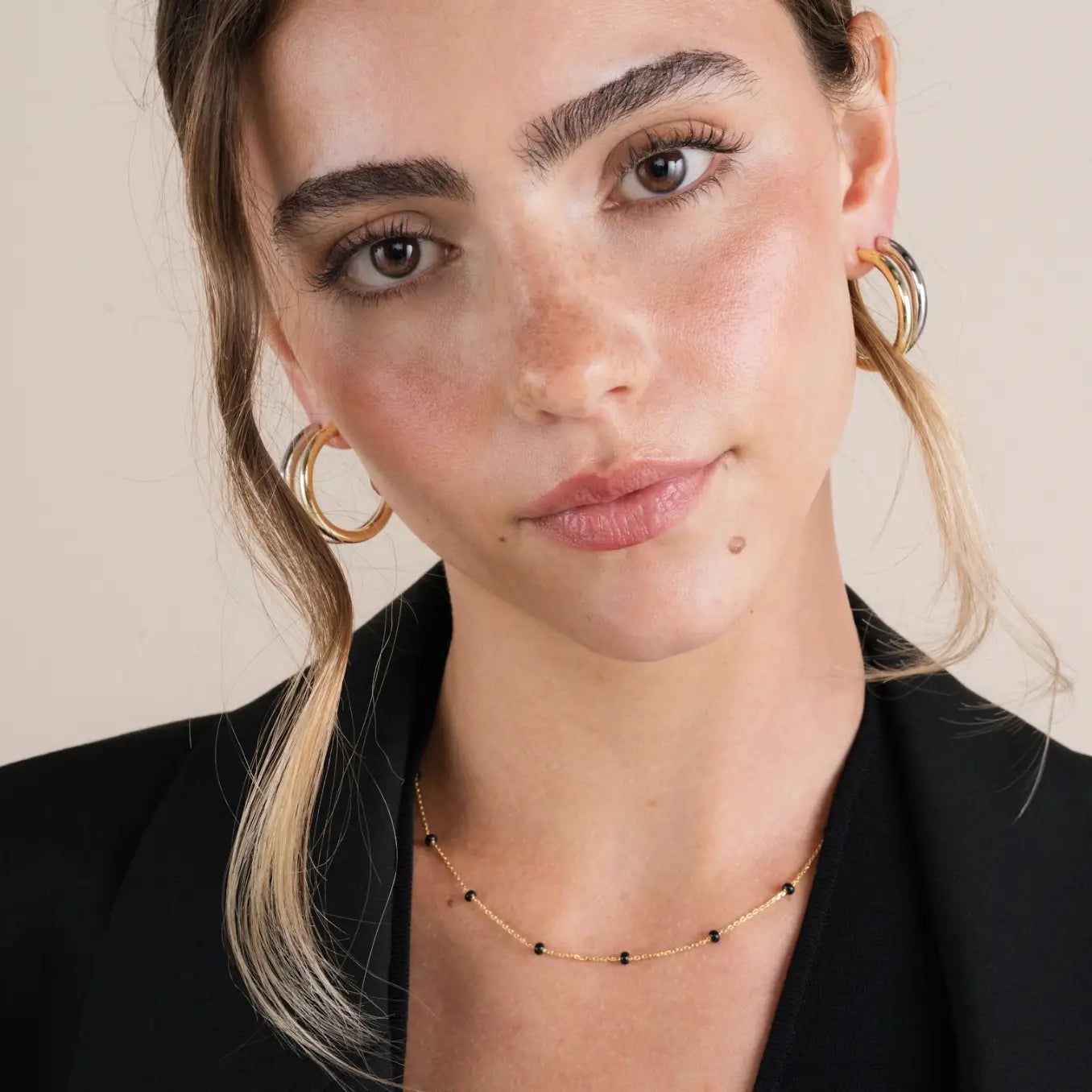 Everyday Silver Hoop