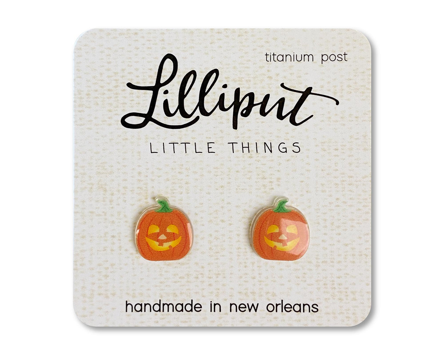 Halloween Pumpkin Earrings