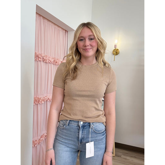 Pointelle Everyday Tee