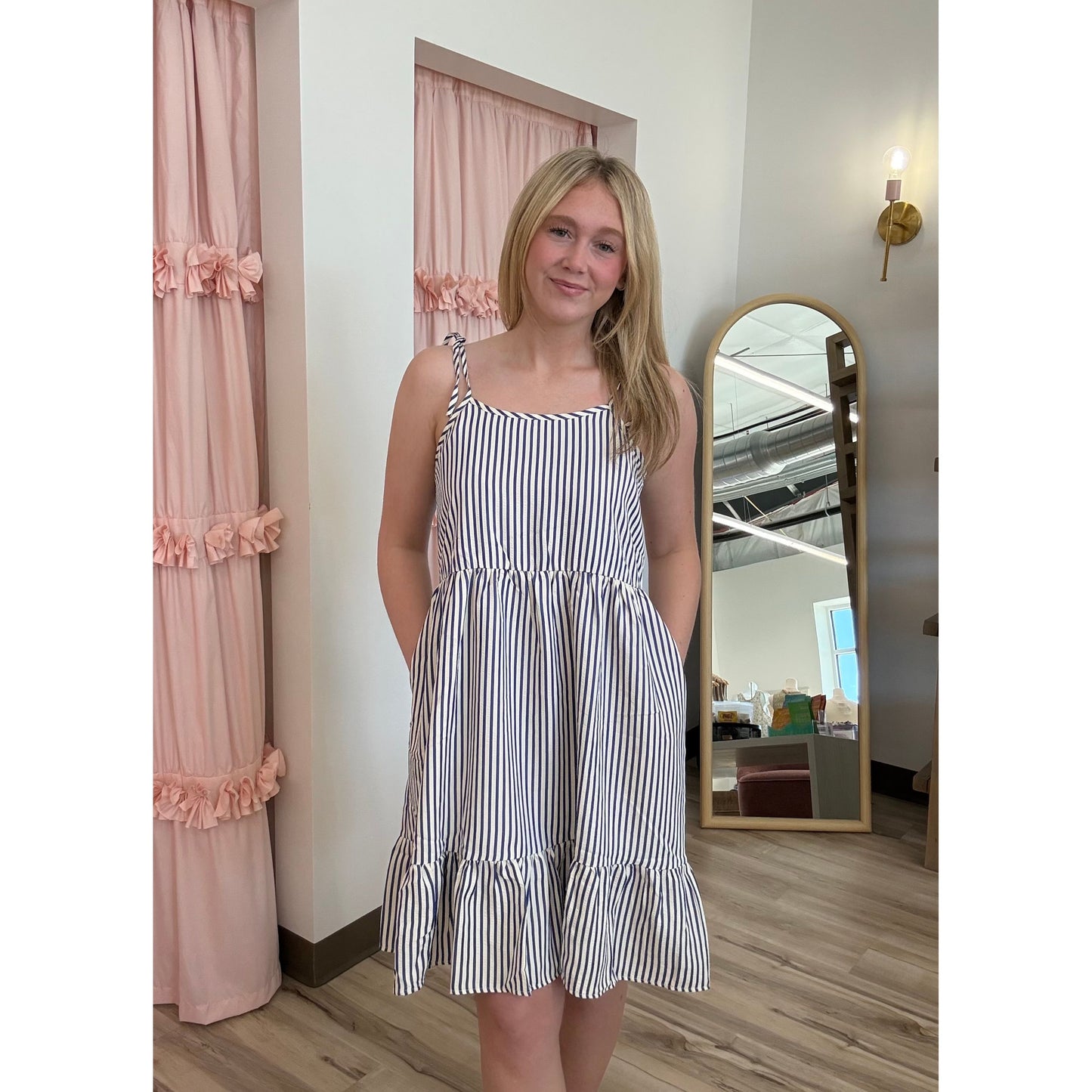 Leon Nautical Stripe Dress