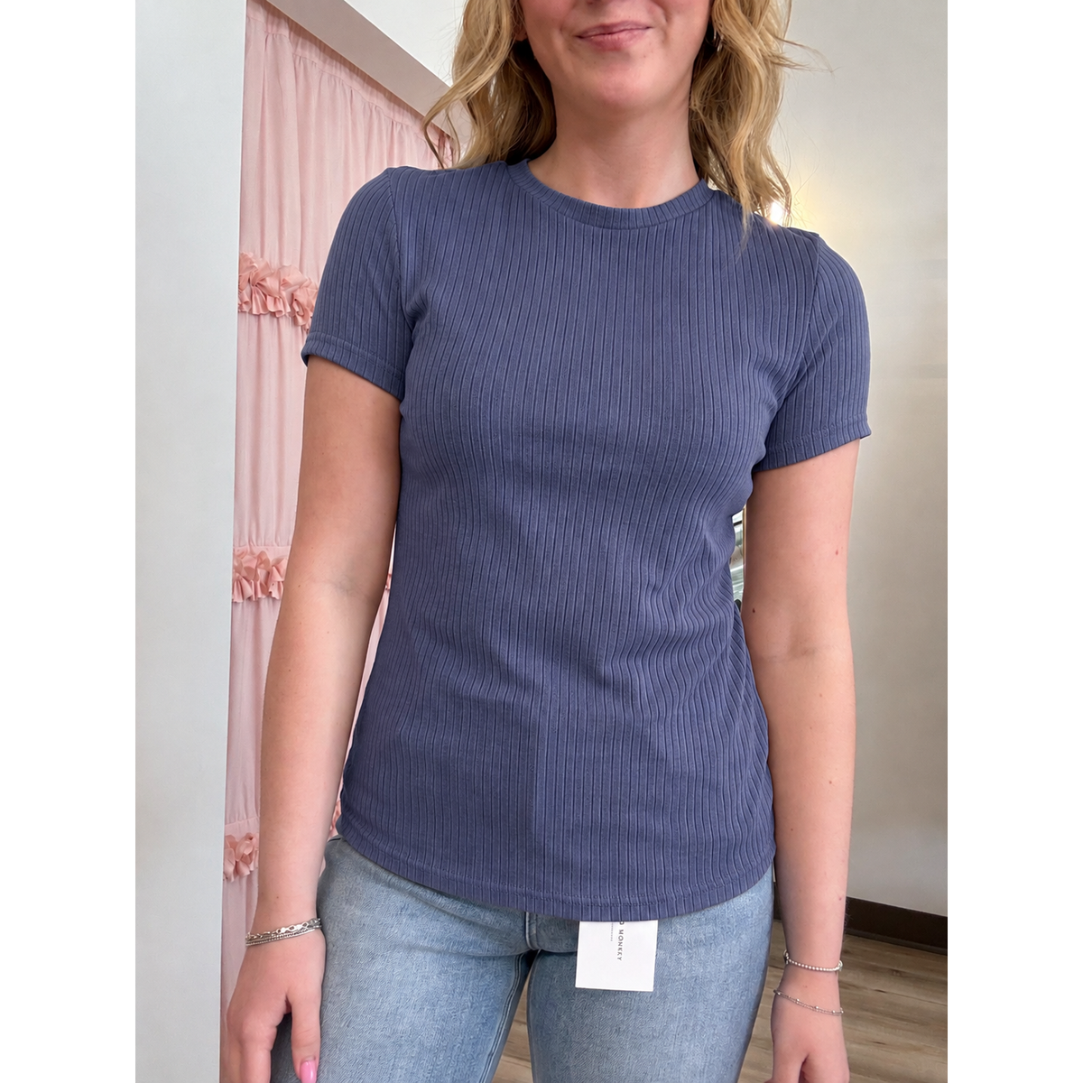 Pointelle Everyday Tee