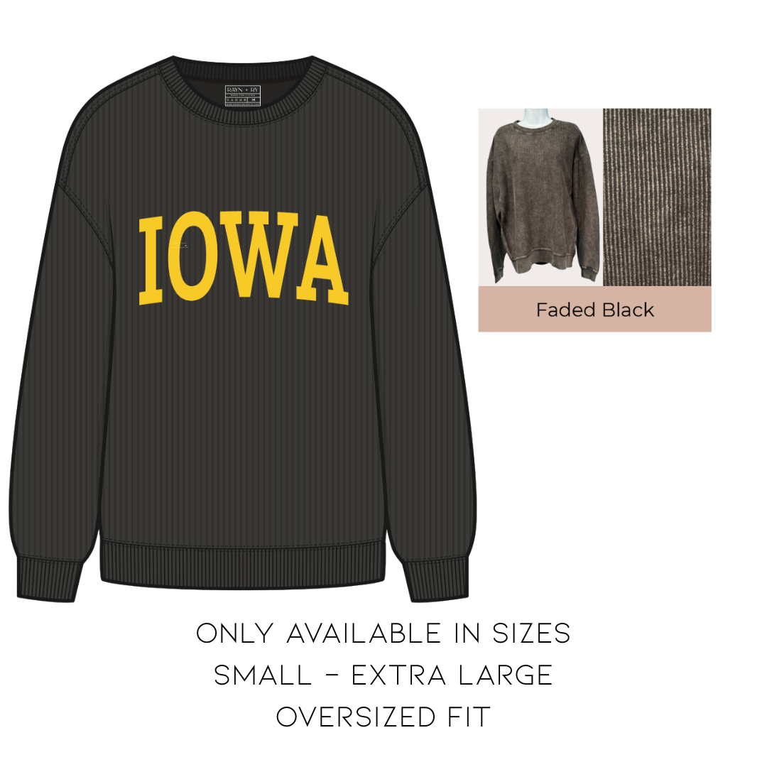 PREORDER Collegiate Corded Sweatshirts