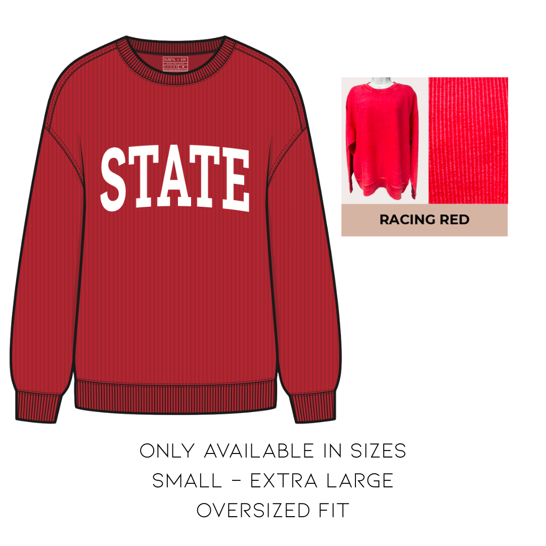 PREORDER Collegiate Corded Sweatshirts