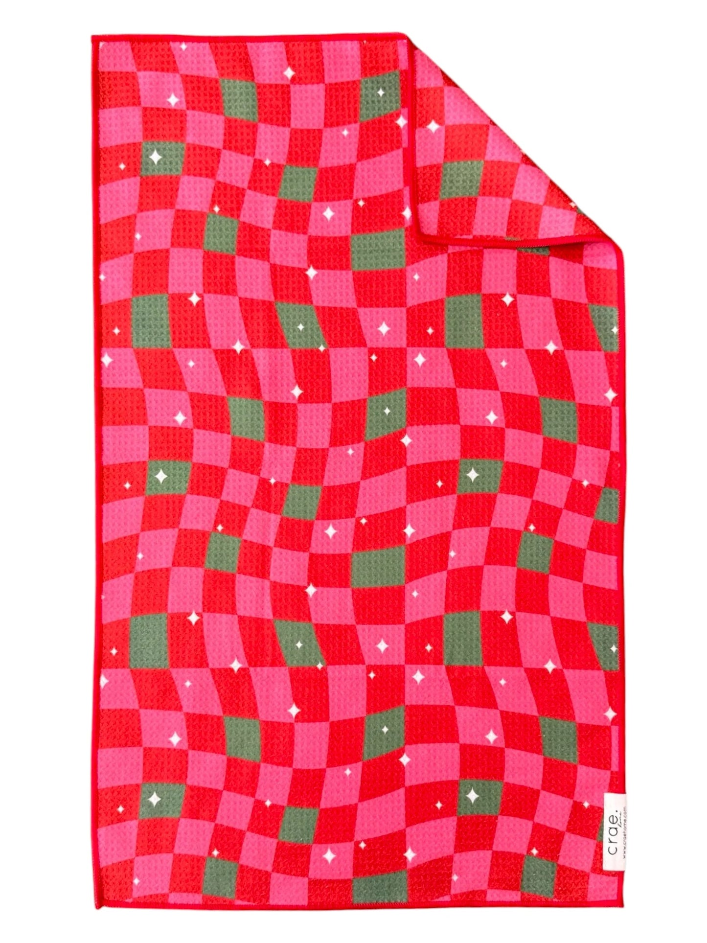 Crae Waffle Microfiber Hand Towels