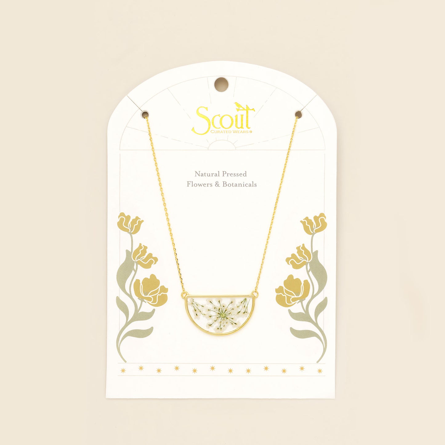 Scout Floral Pressed Necklace