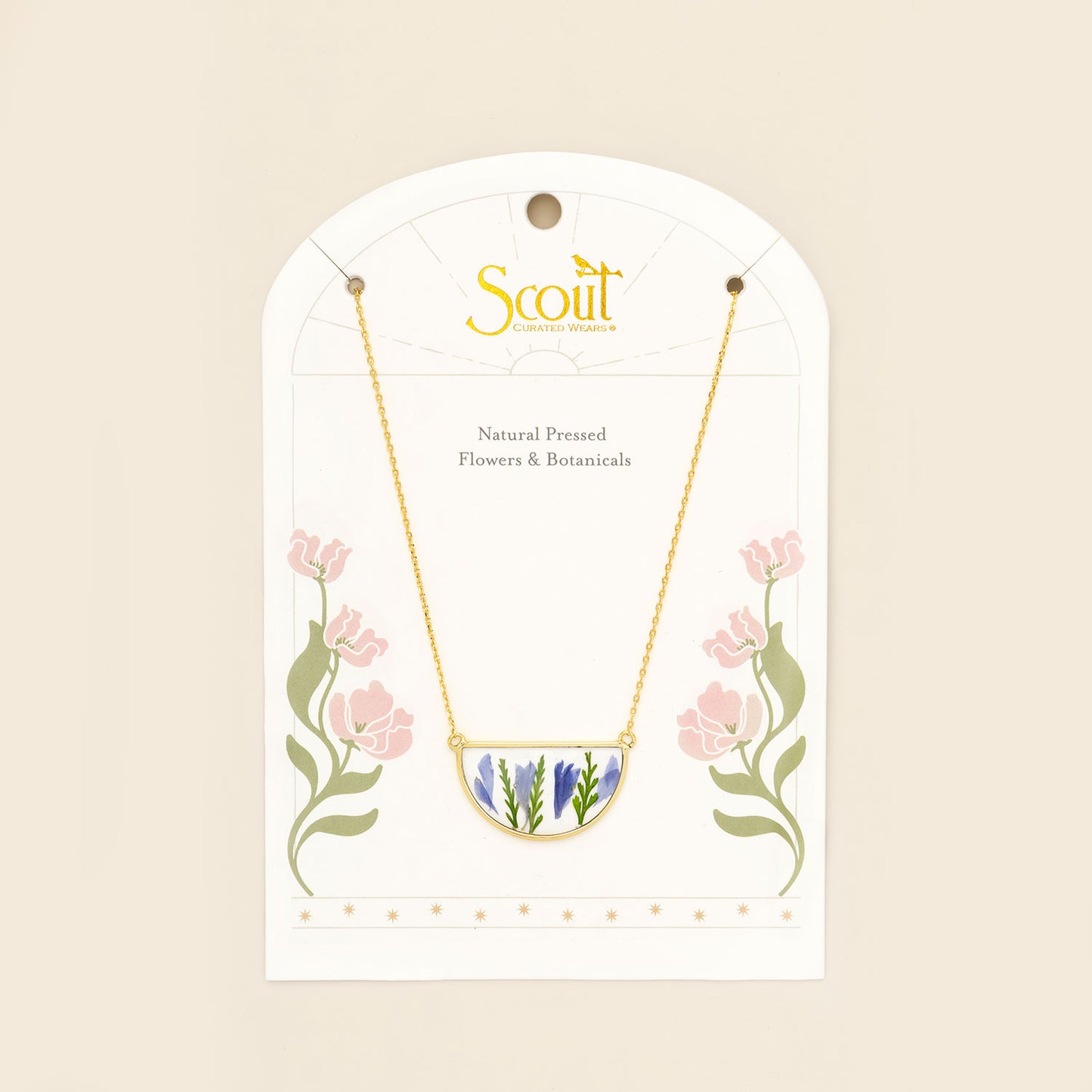 Scout Floral Pressed Necklace