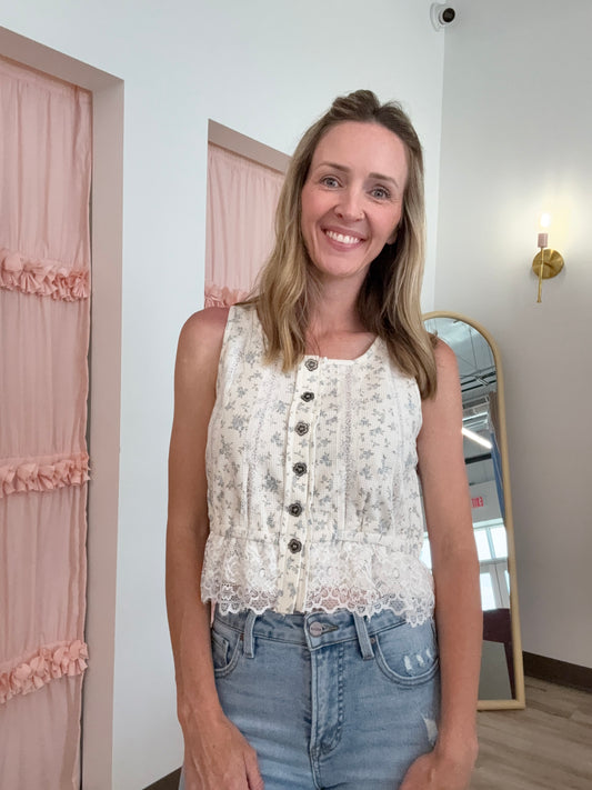 Daisy Lane Lace Tank