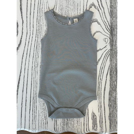 Baby Blue Lace Onesie