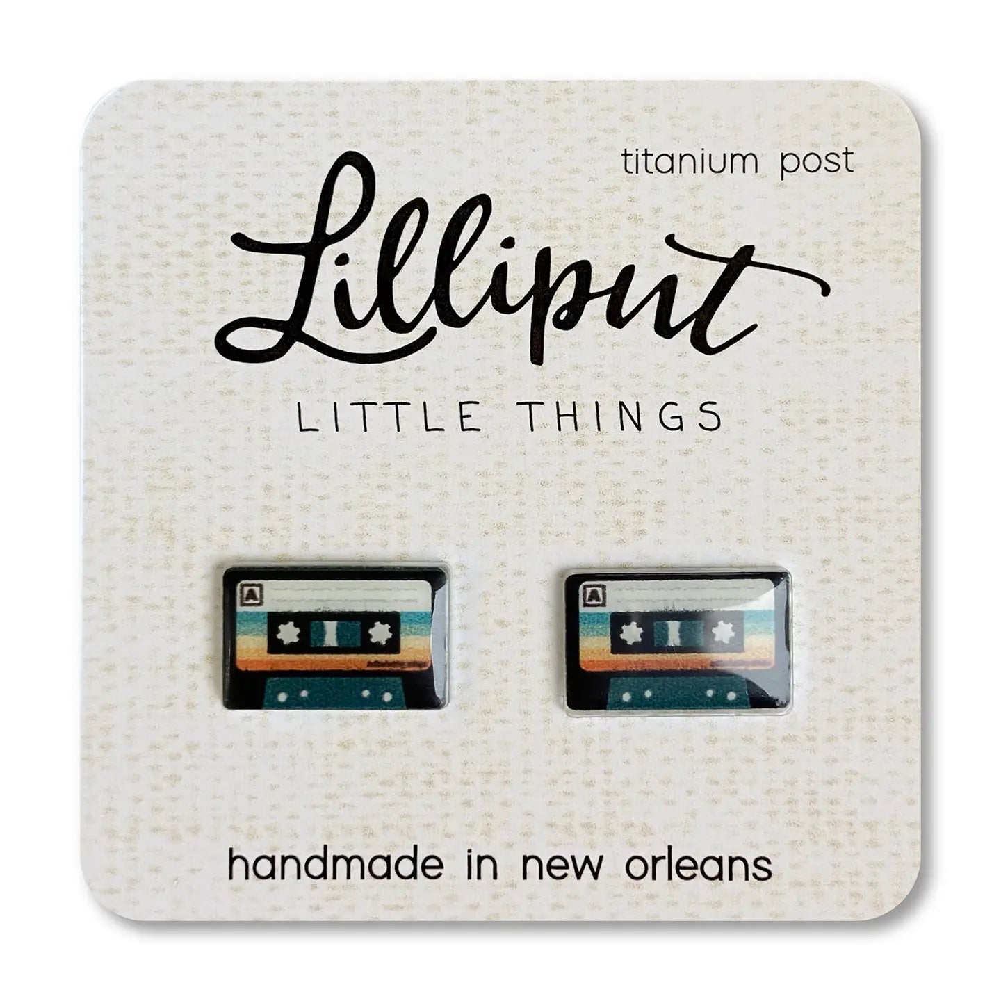 Cassette Earrings