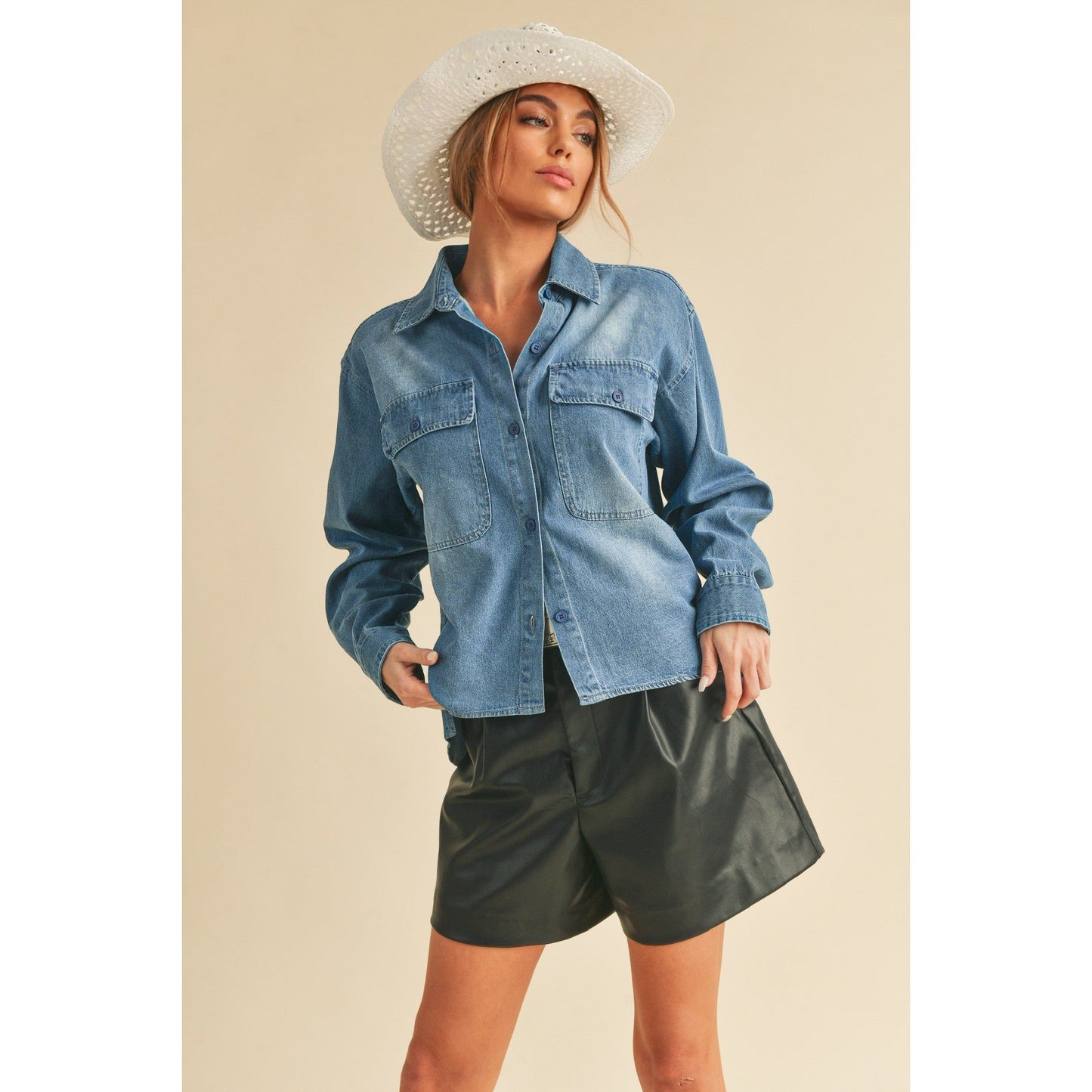 Jena Denim Top