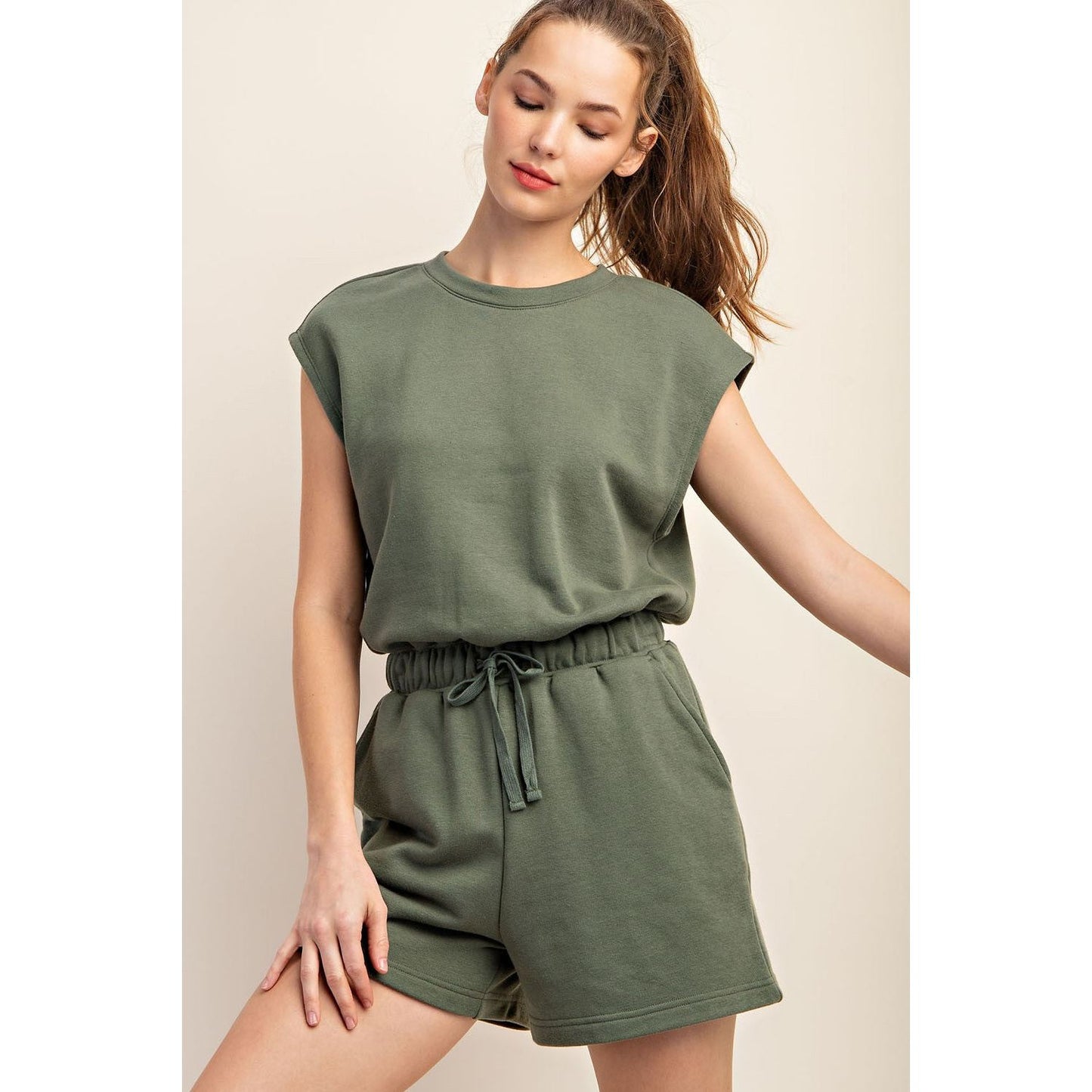 Wendi Open Back Romper