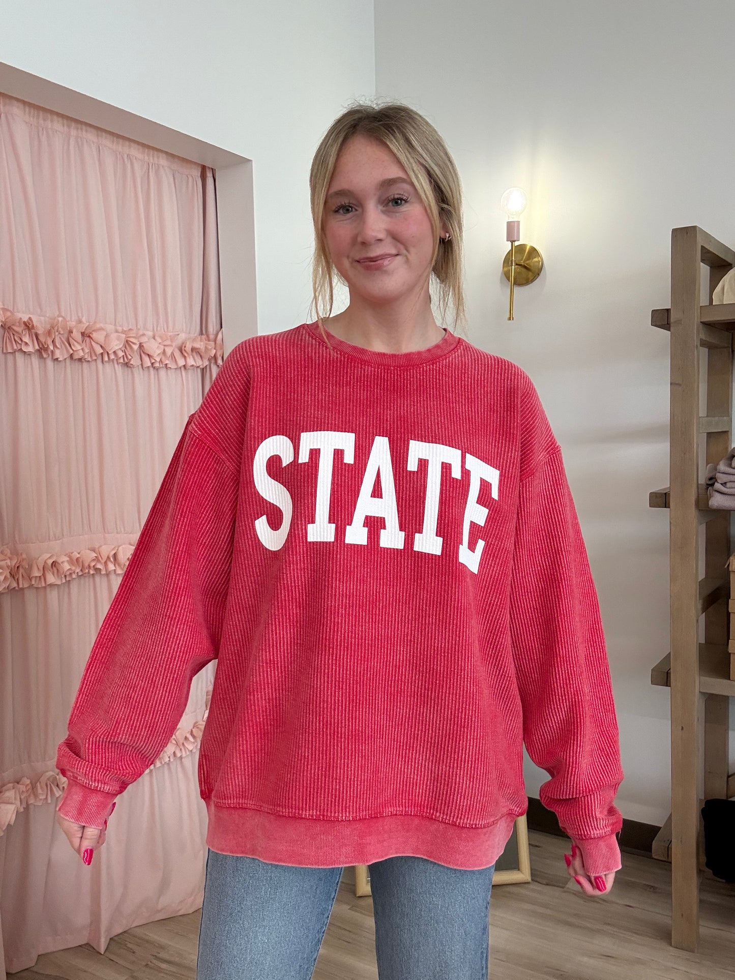 Collegiate Corded Sweatshirts
