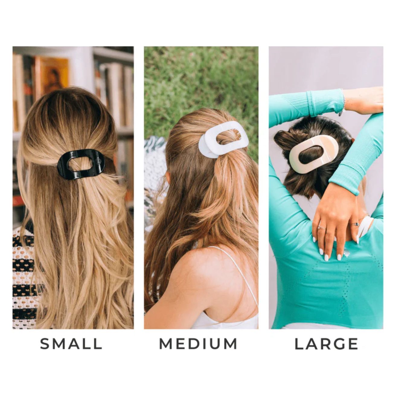 Medium Round Teleties Clip