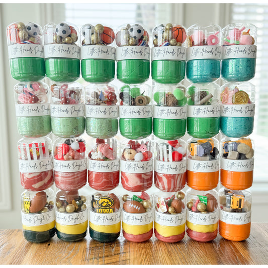 Play Dough To-Go Jars