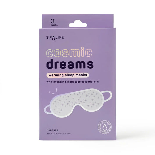 Cosmic Dreams Warming Sleep Masks, Spa Eye Masks
