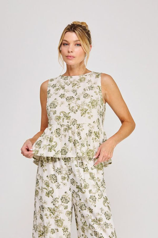 Sage Blossom Tank
