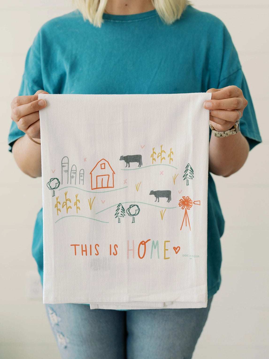 Doe A Deer Flour Sack Towel