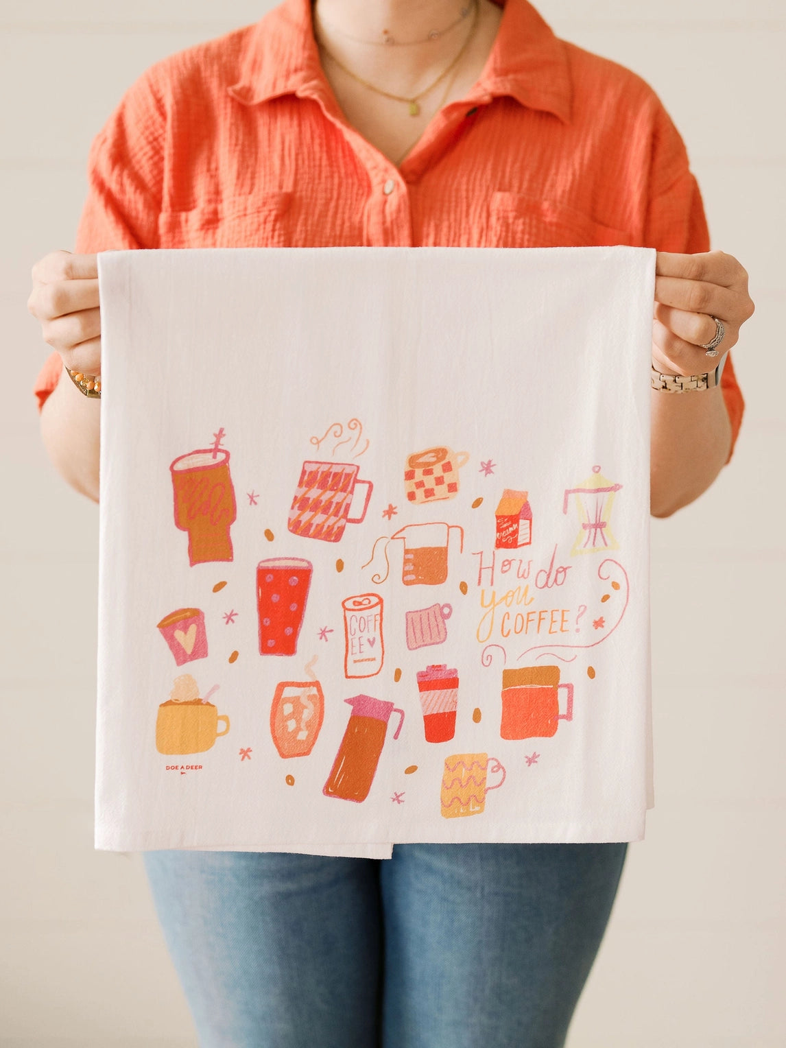 Doe A Deer Flour Sack Towel