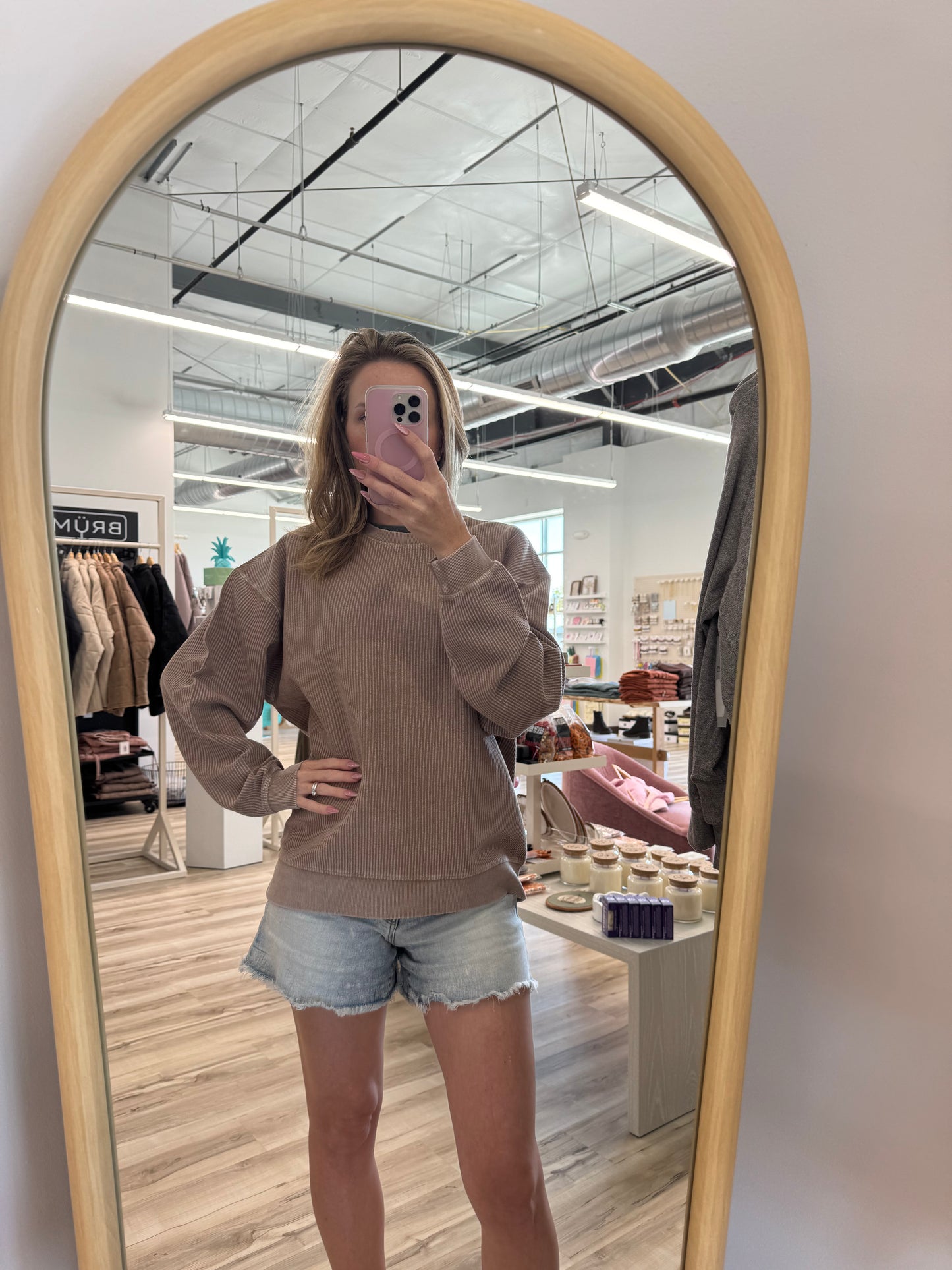 Cozy Cord Sweatshirt