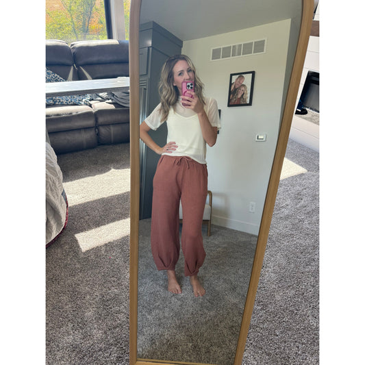 Molli Pleated Bottom Knitted Pants