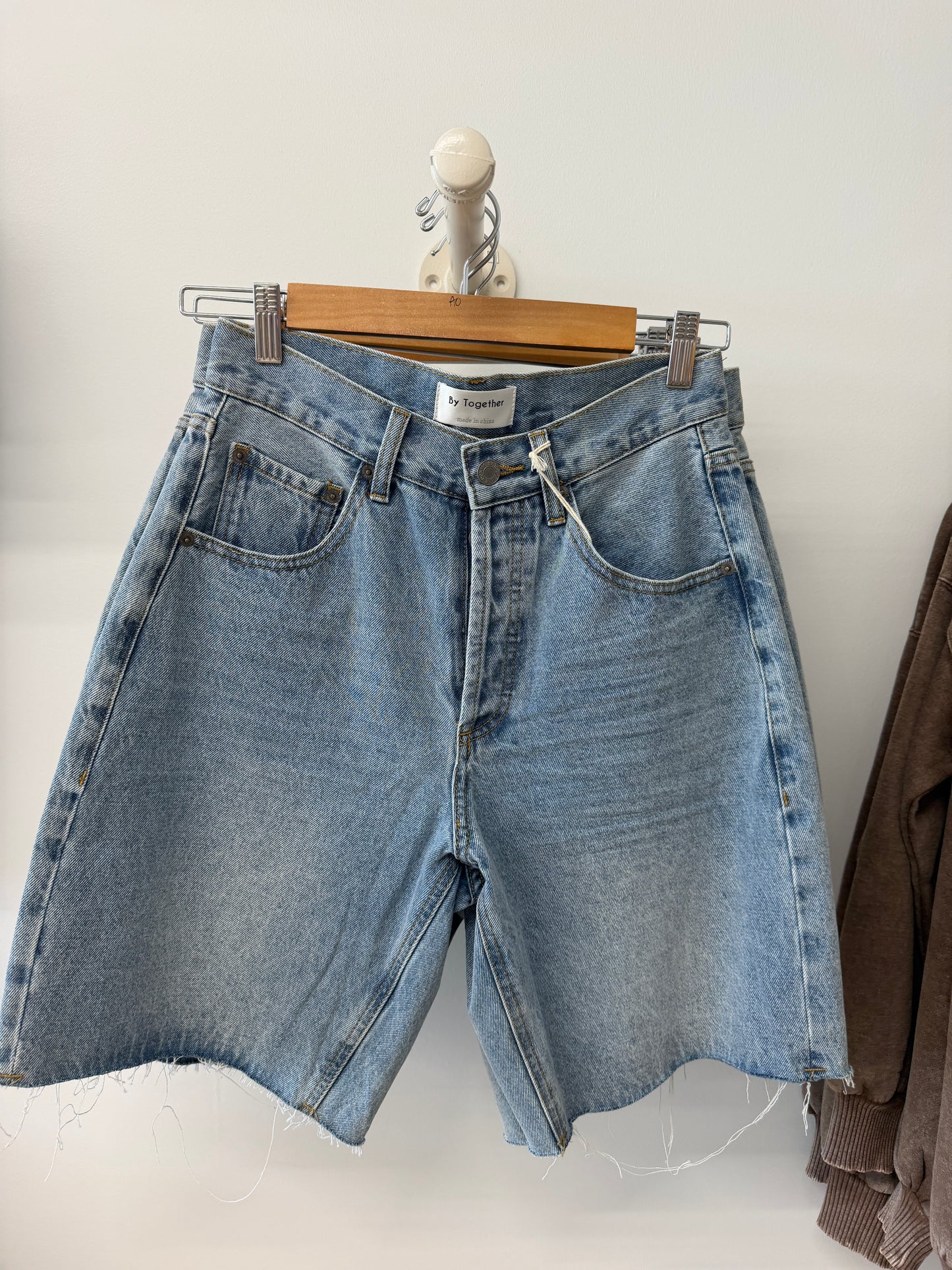 By Together Long Denim Shorts