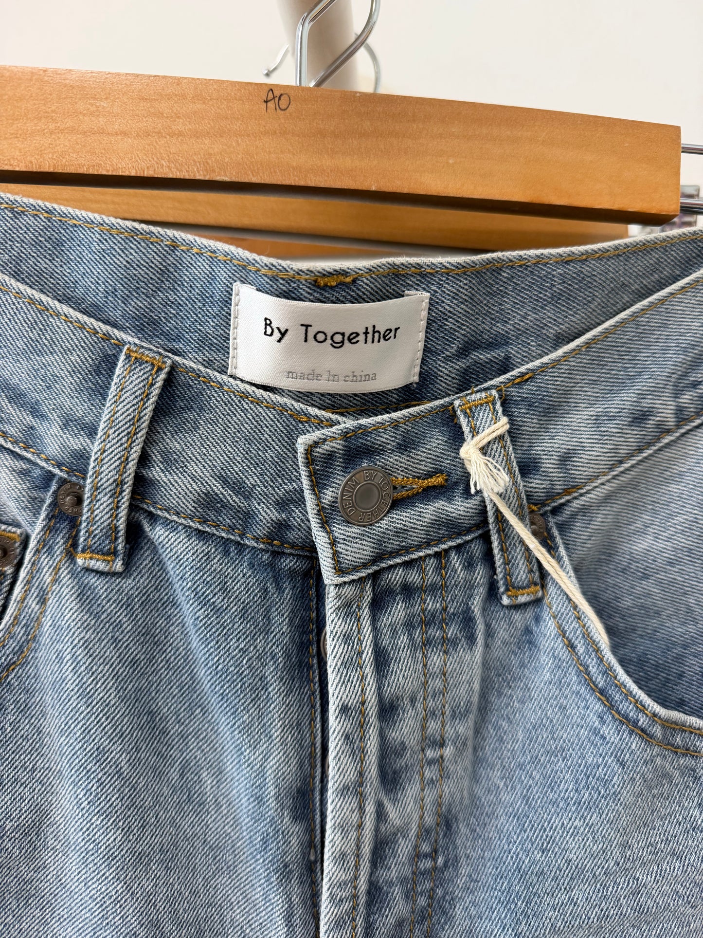 By Together Long Denim Shorts