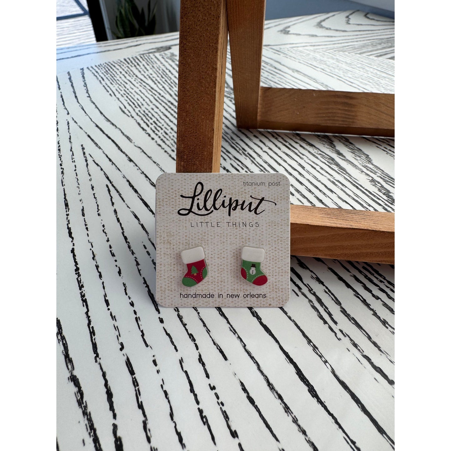 Christmas Stocking Earrings