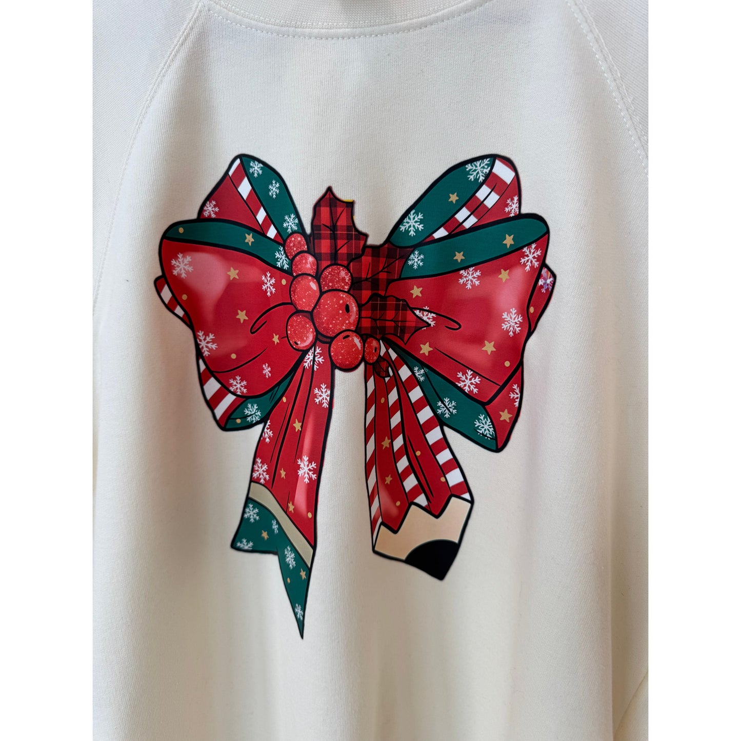 Teacher Bow Sweatshirt