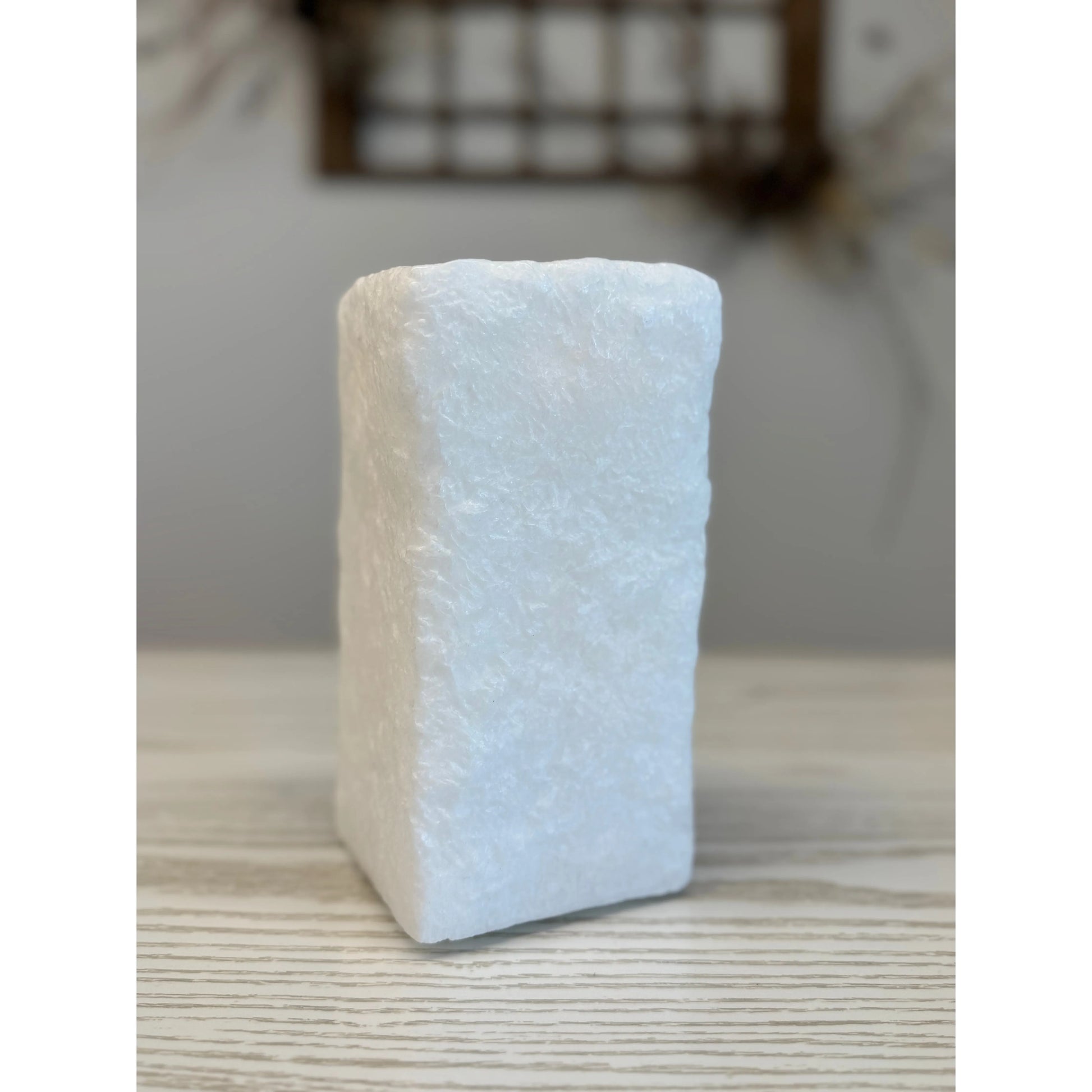 White stone water fountain