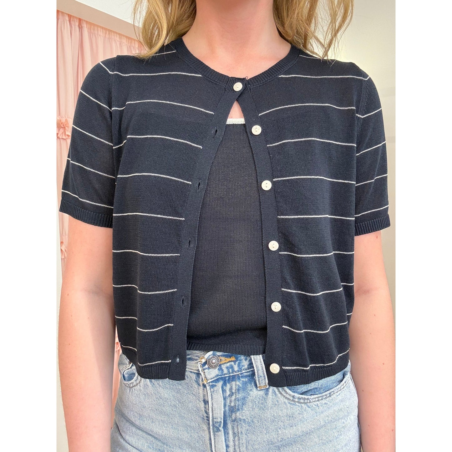 Newport Stripe Knit Cardigan