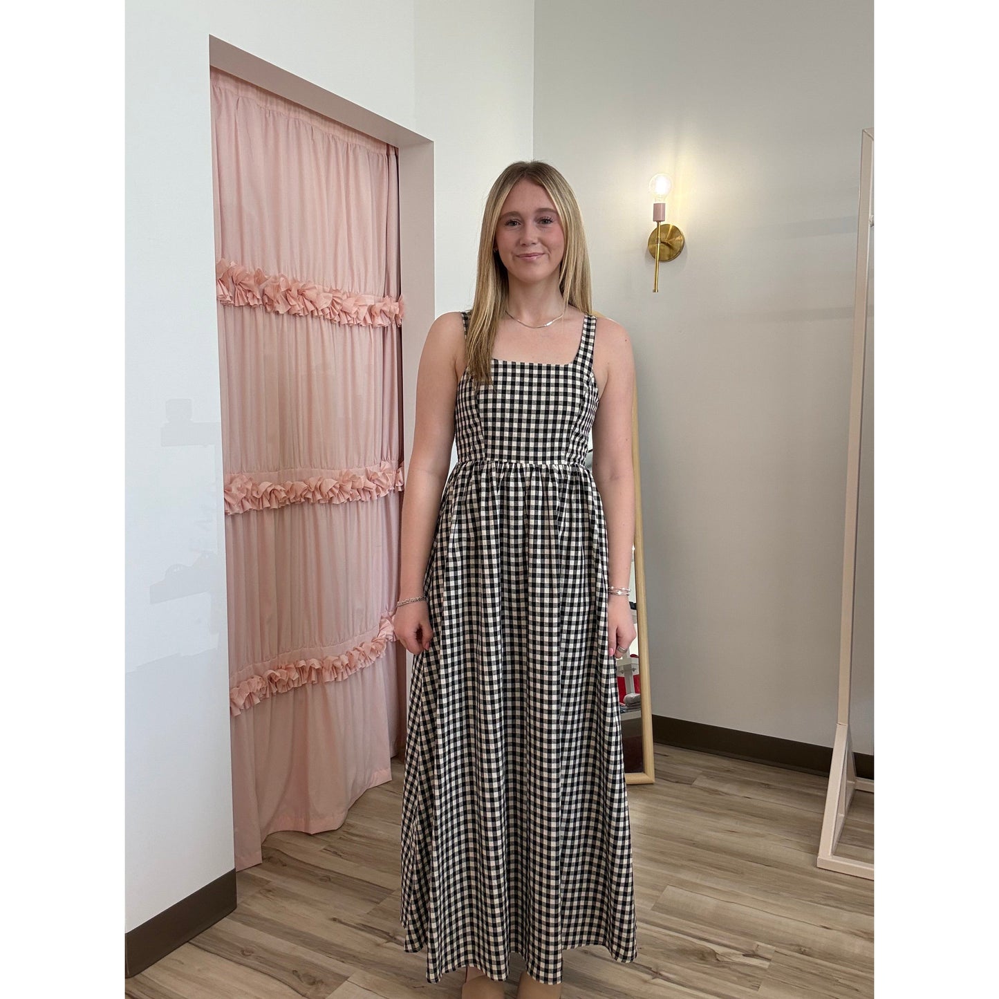Sunday Stroll Gingham Dress