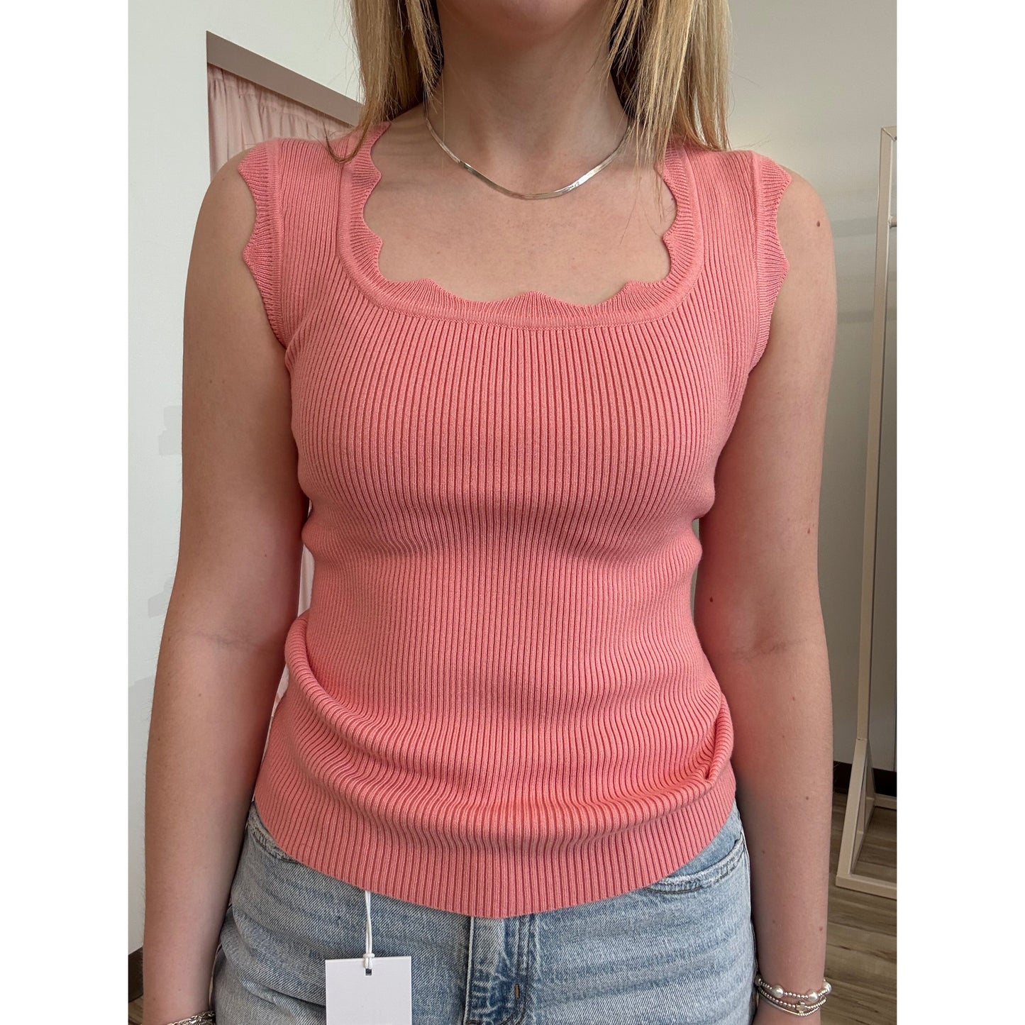 Flamingo Sweater Tank