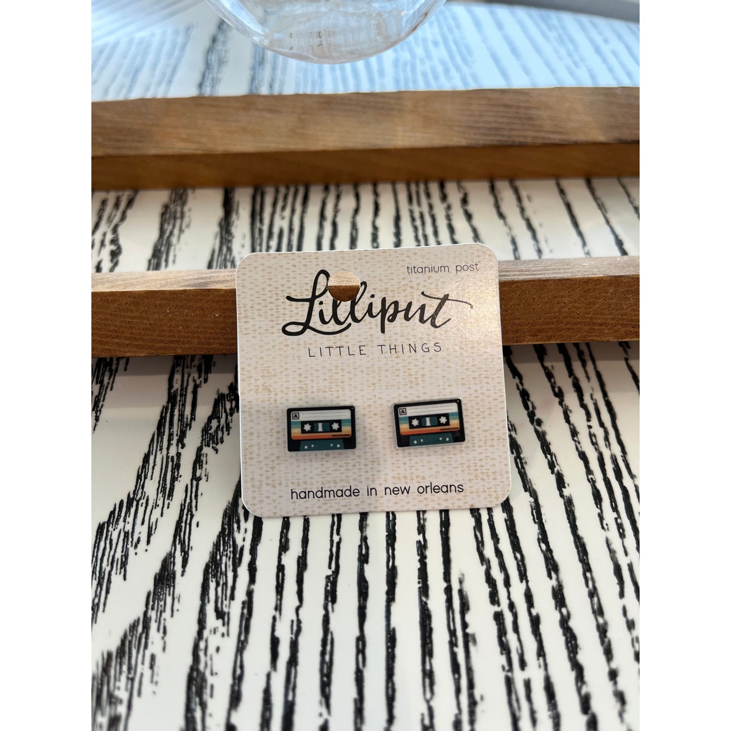 Cassette Earrings