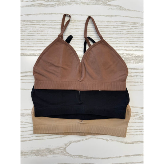 Adjustable V-Neck Bra