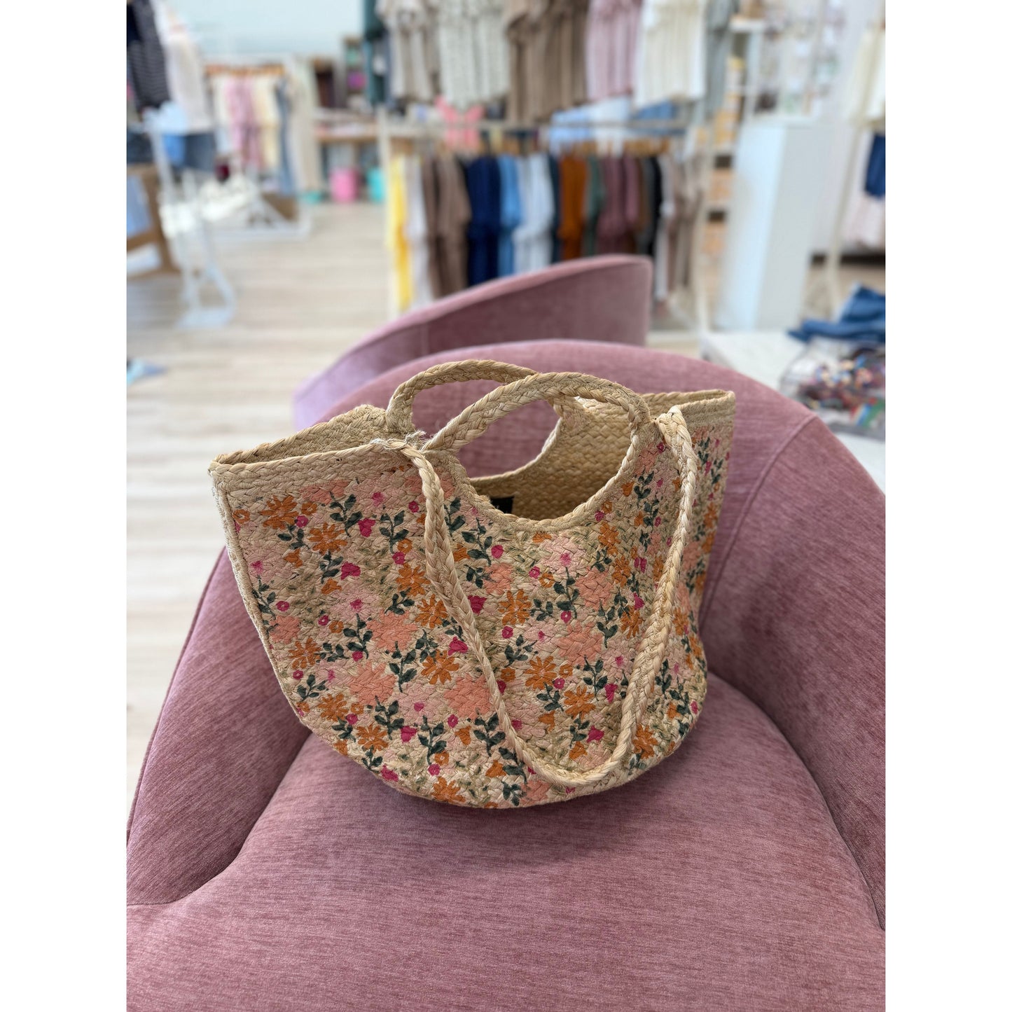 Daisies Jute Tote