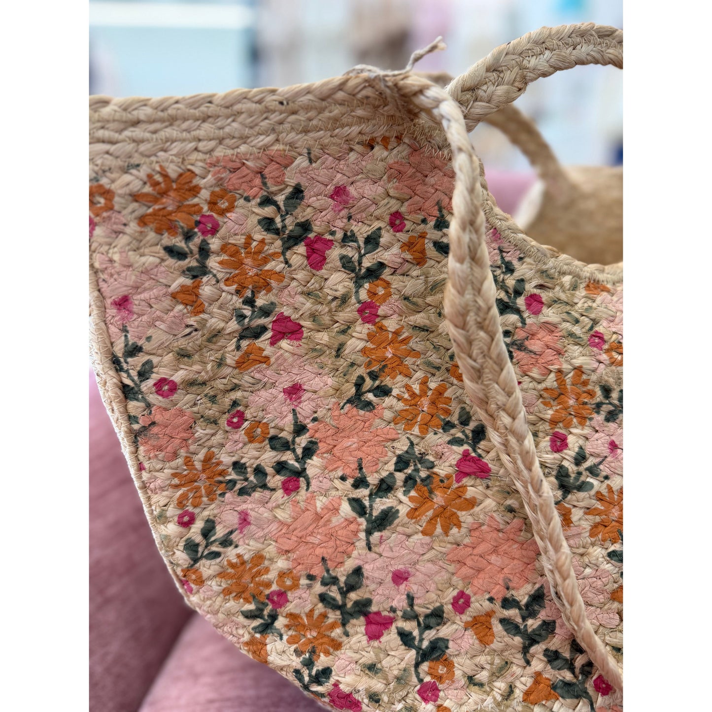 Daisies Jute Tote