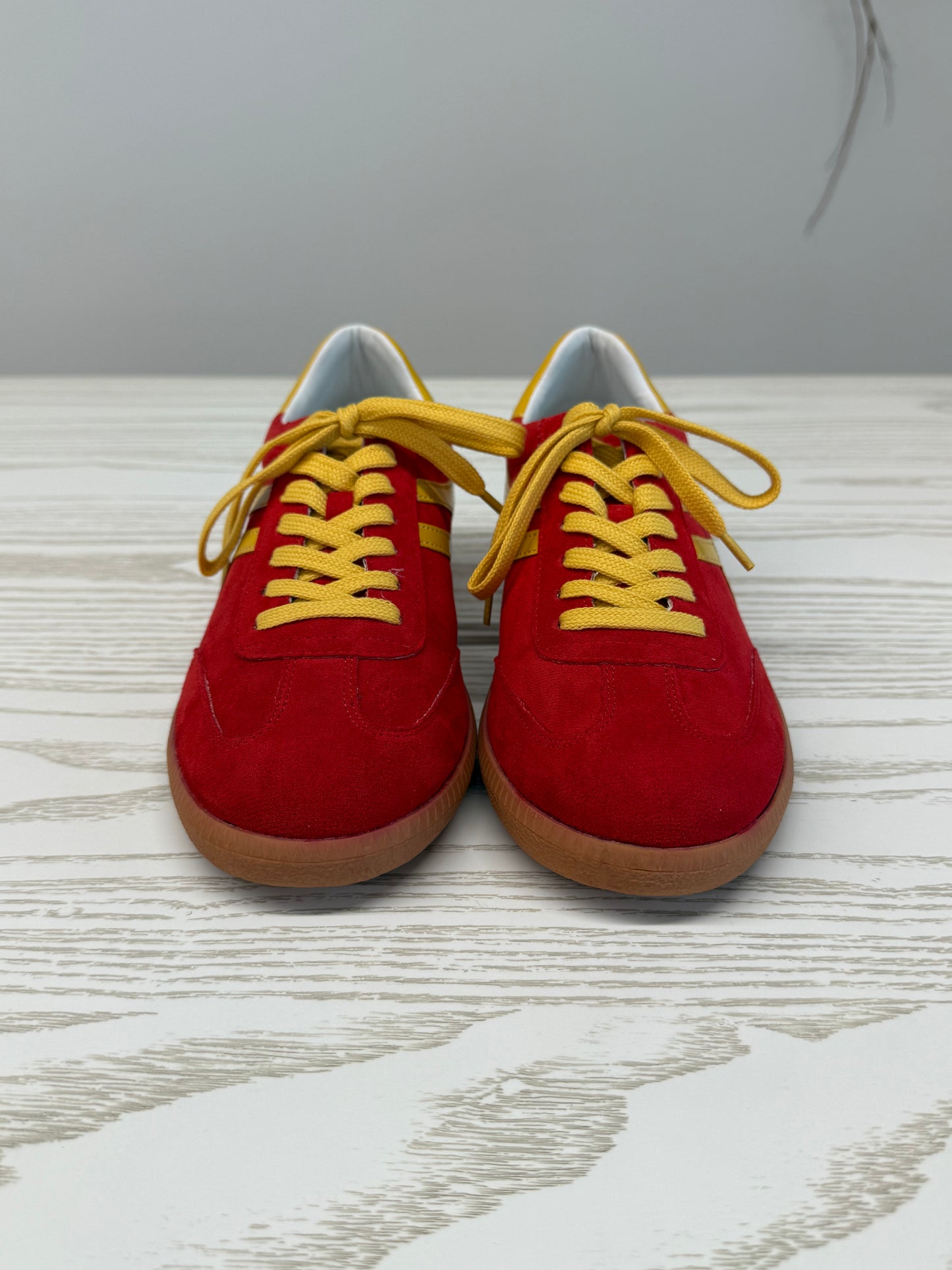 Red and Yellow Sneakers