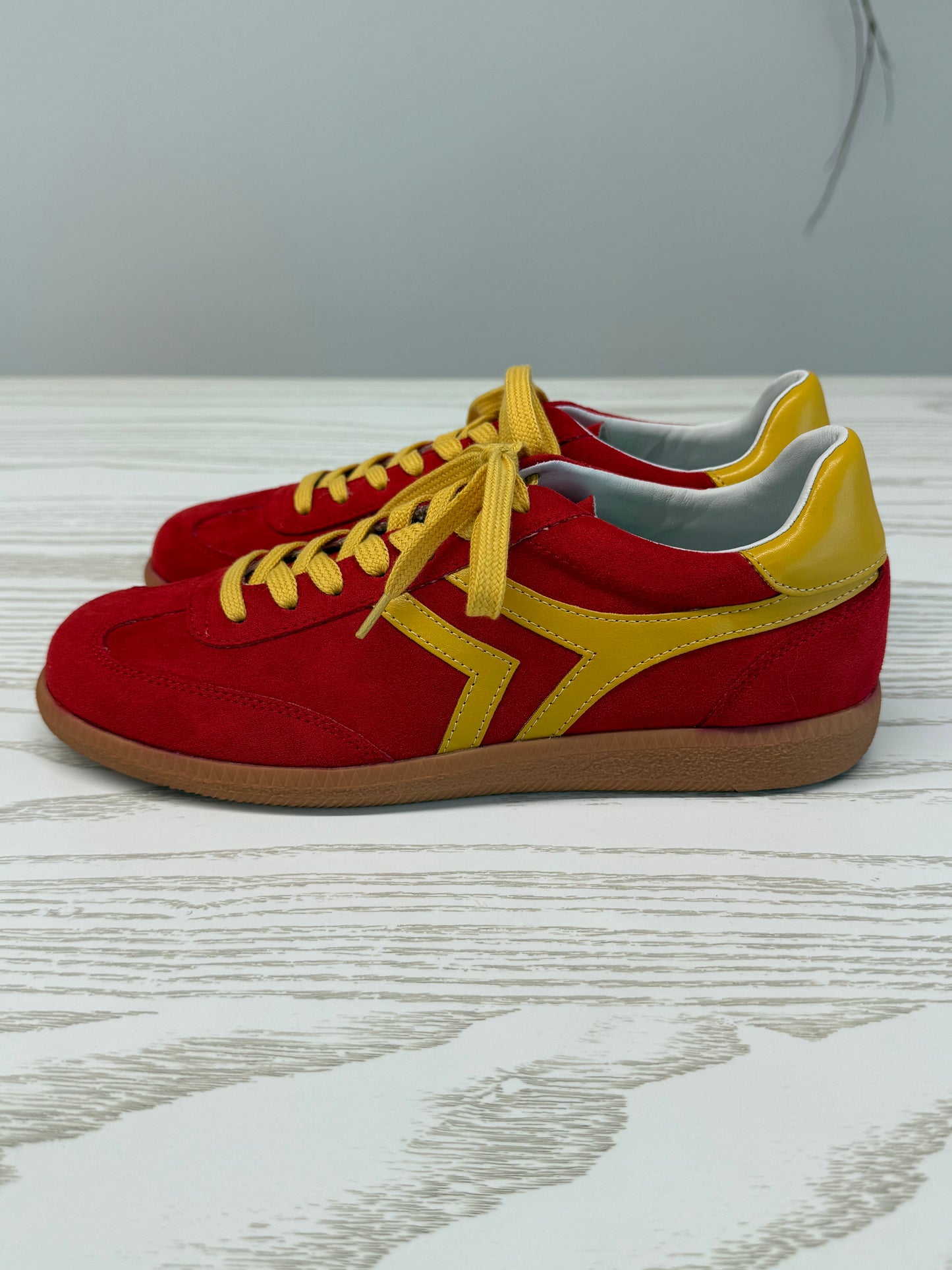 Red and Yellow Sneakers