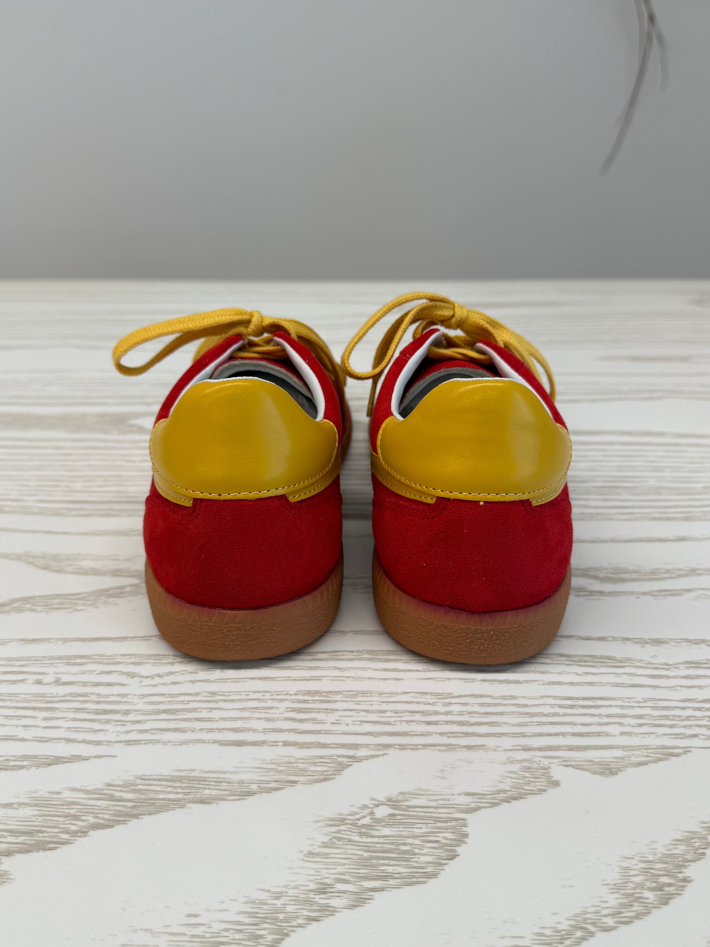 Red and Yellow Sneakers