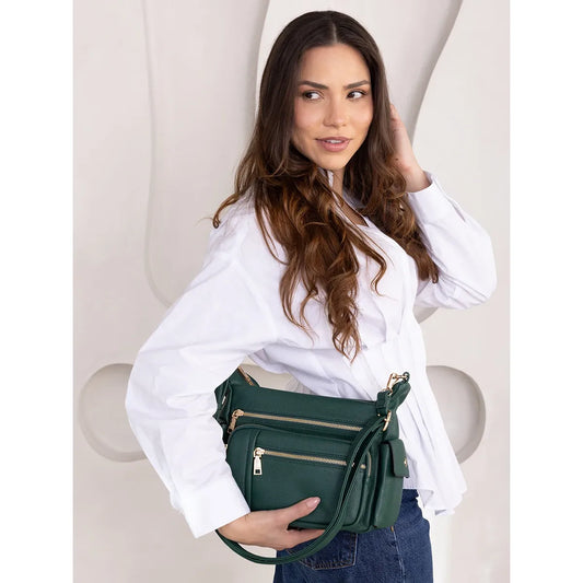 Nicole Multi-zip Crossbody