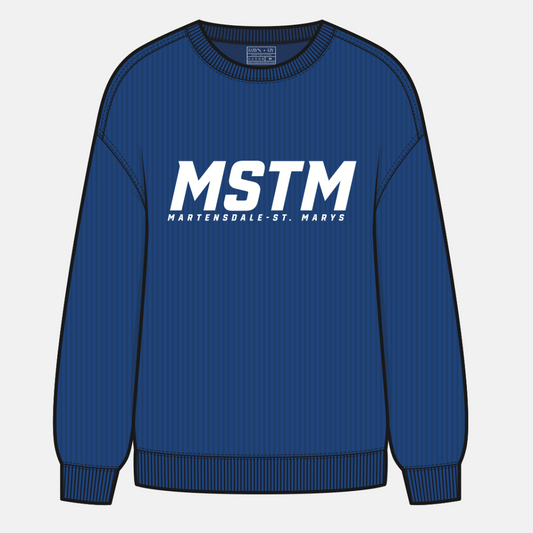 MSTM Oversized Corded Sweatshirt