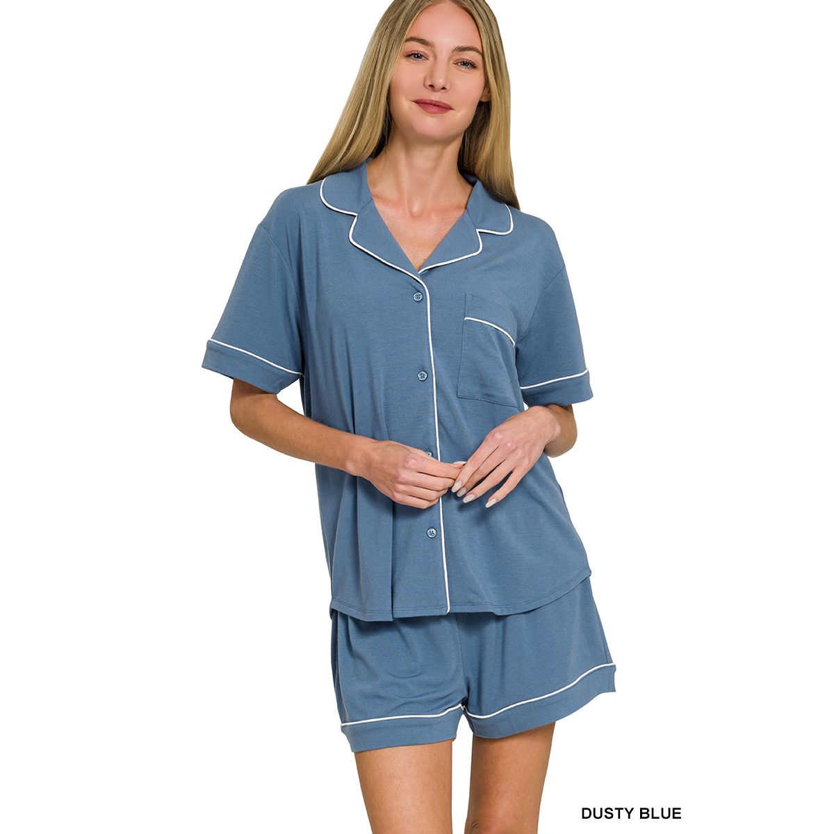 Zenana Shorts PJ Set