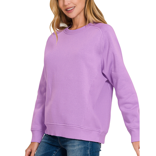 Zenana Everyday Comfort Fleece Pullover