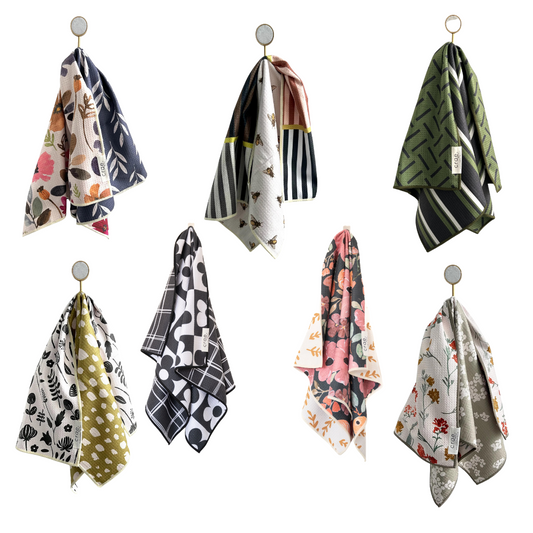 Reversible Waffle Microfiber Hand Towels