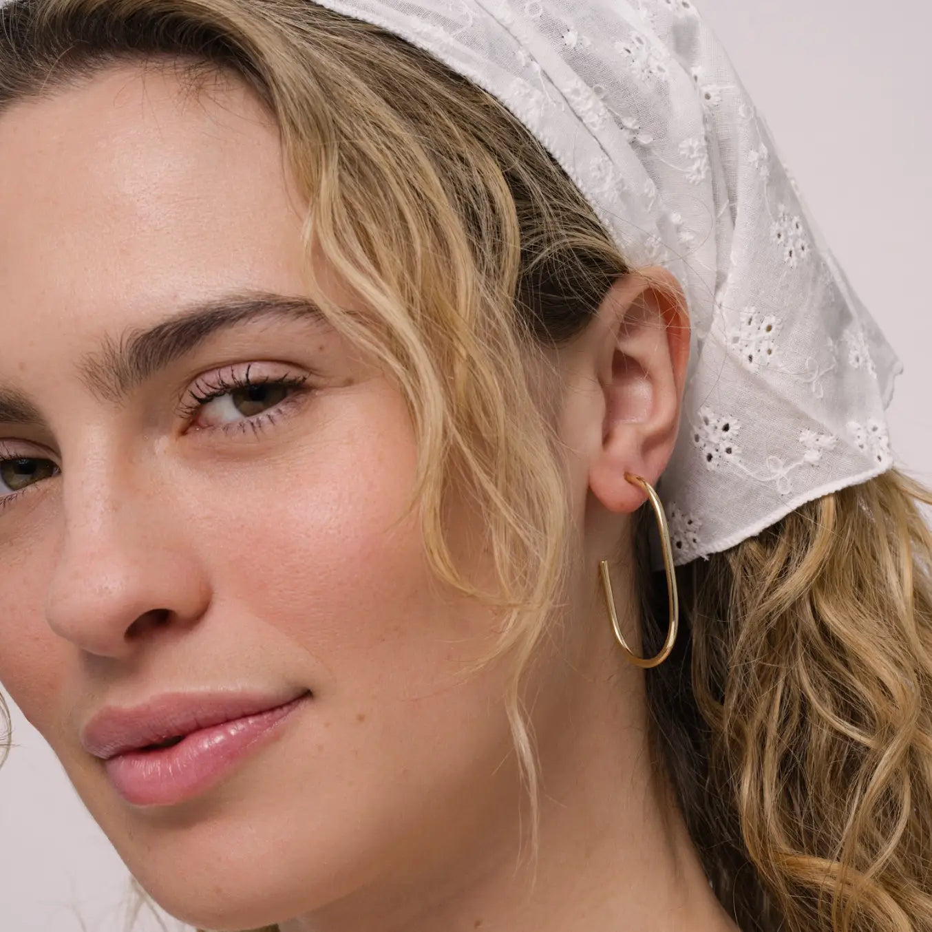 JaxKelly Open Large Hoop Earrings