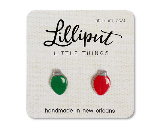 Christmas Light Earrings