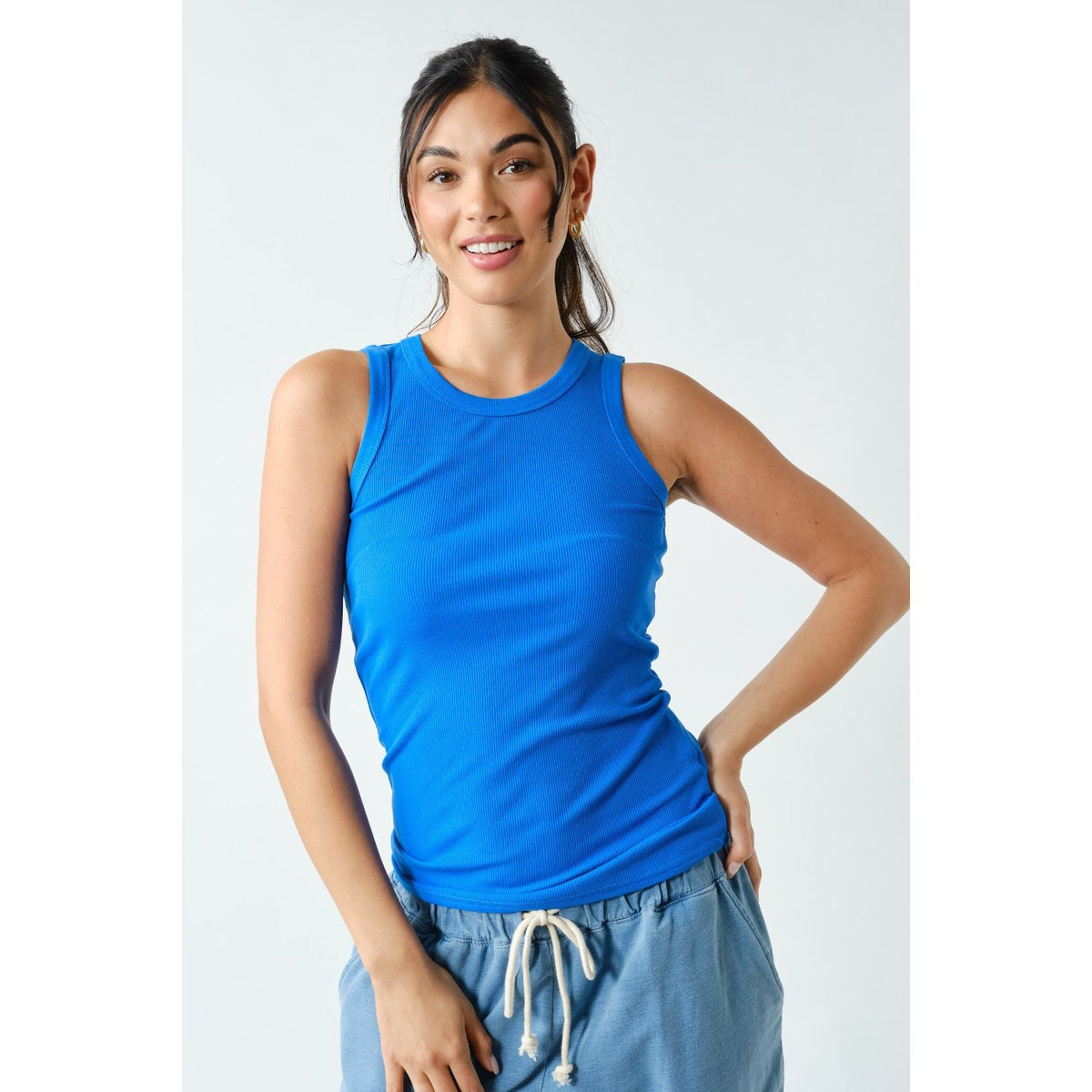 Micro Ribbed Material Essential Micro-Ribbed Tank | Ember Market