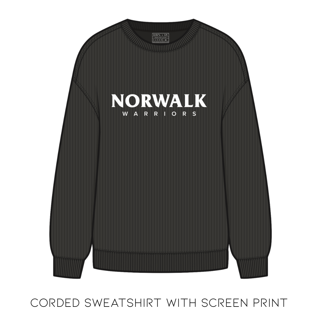 Norwalk Warriors Corded Sweatshirt