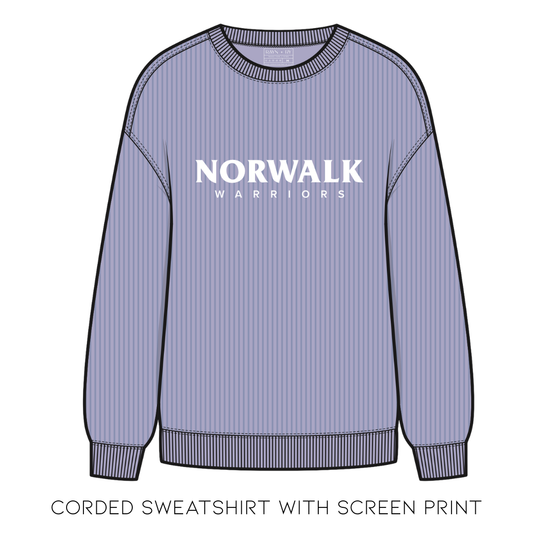 Norwalk Warriors Corded Sweatshirt
